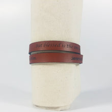 Double Wrap - The Leather Word Bracelet™  Jeremiah 17:7