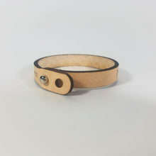 Custom Text Leather WordBracelet  Single wrap